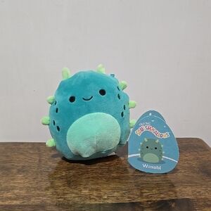 Squishmallows Teal and Green Wasabi Plush